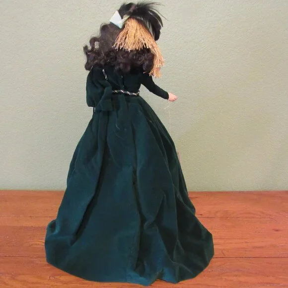 Rare Franklin Mint Gone with the Wind Scarlett O'Hara Vinyl Green Drapery Doll Rare Franklin Mint Gone with the Wind Scarlett O'Hara Vinyl Green Drapery Doll